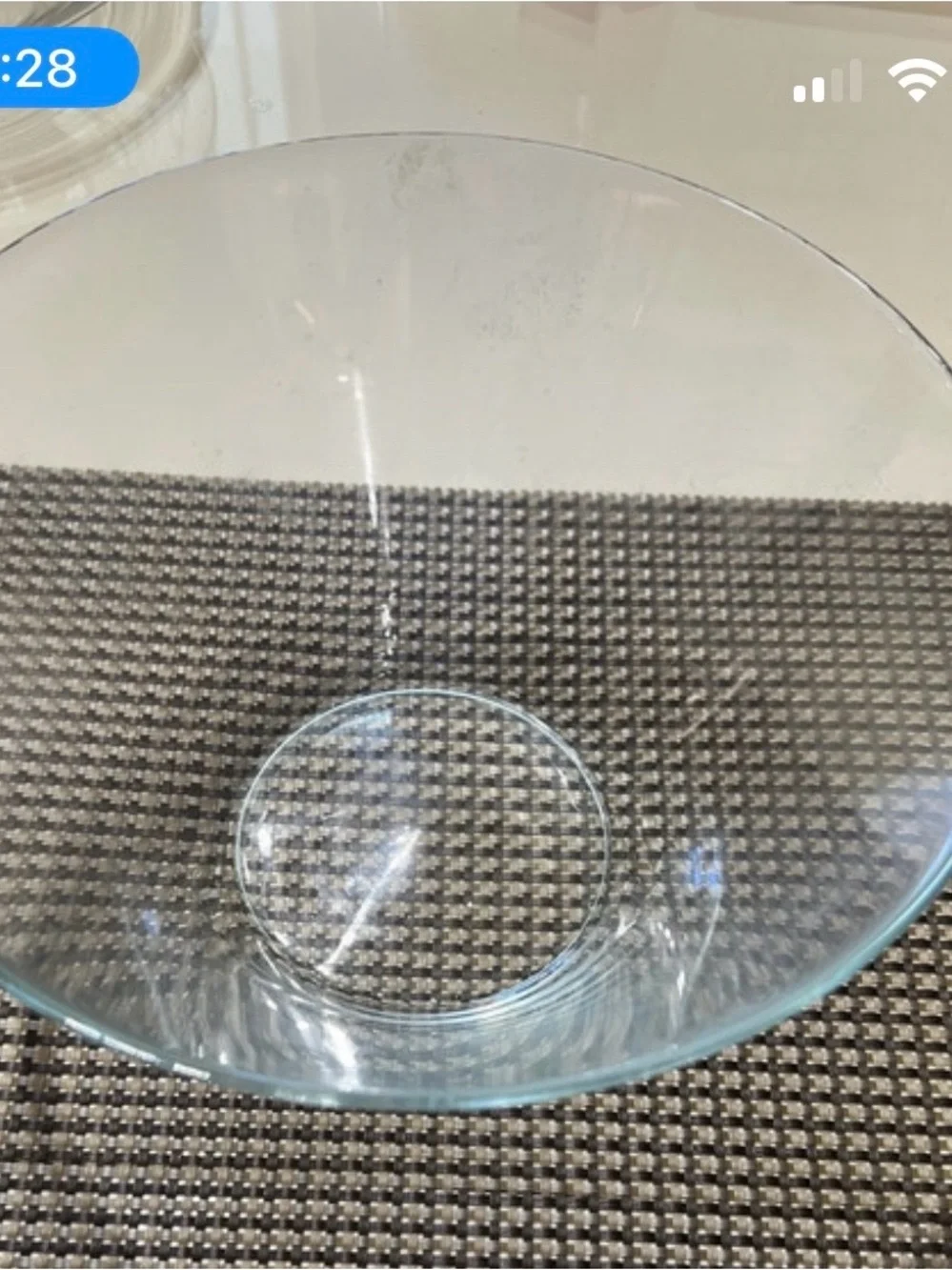 Clear Glass Decorative Bowl - Neutral
